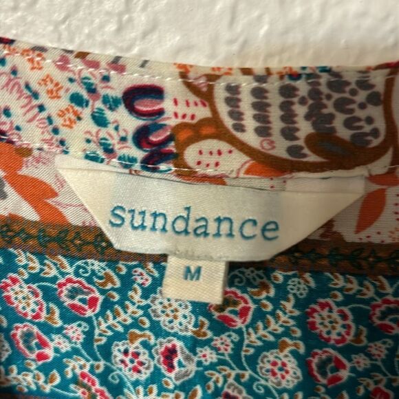 Sundance Jessamyn Boho Peasant Blouse Medium - Picture 2 of 6